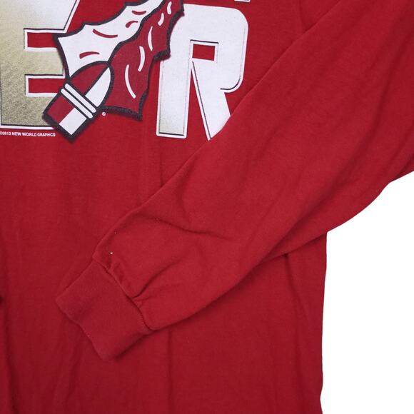 Florida State Seminoles Men’s Long Sleeve Shirt Medium Red 2014 Fear the Spear - Picture 9 of 16